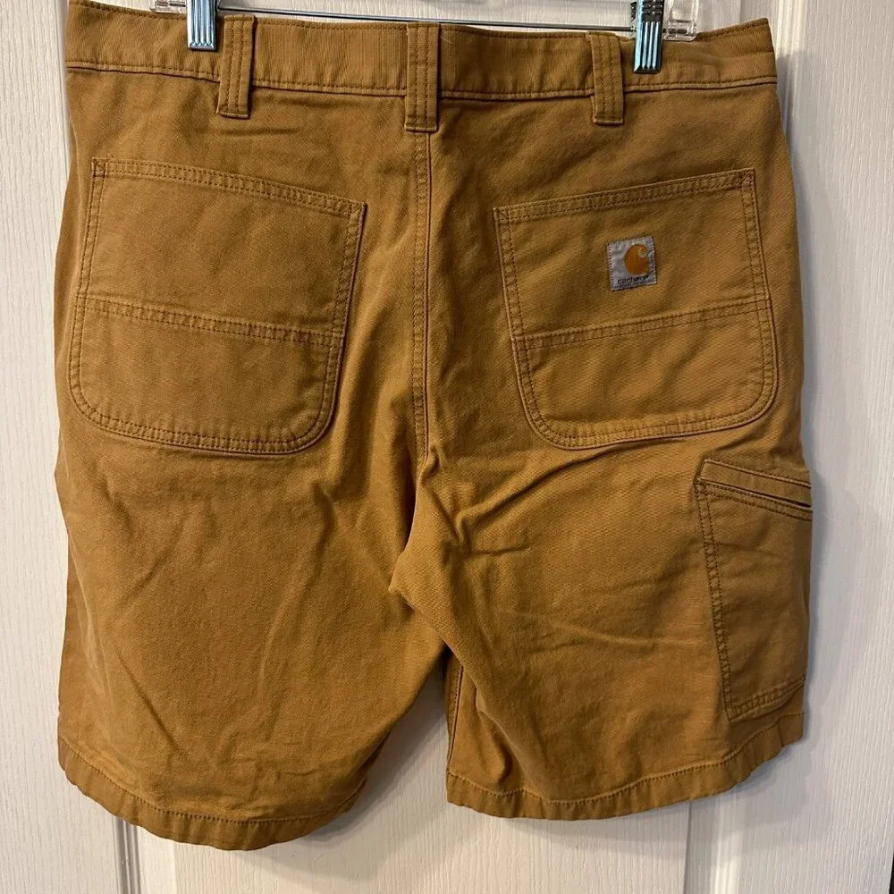 Carhartt | Lot of 2 Men's 36 Rugged Flex Relaxed Fit Canvas Work Shorts BS2514-M - Picture 13 of 16